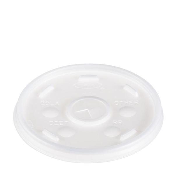 Lid Cup Dart Plastic White 1000/Ca